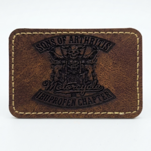 Sons of Arthritis - Ibuprofen Chapter - Premium Engraved Leather Patch